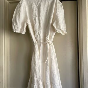 & Other Stories Cream Long Sleeve Dress